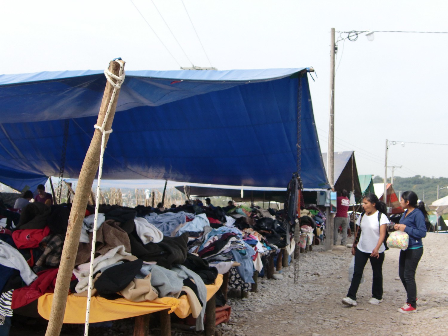 Second hand clothes market in San Salvador de Jujuy